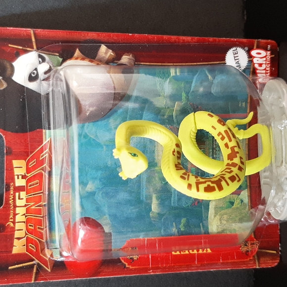Kung Fu Panda Viper Dreamworks Mattel Micro Collection Figure 2.5" - Picture 2 of 7